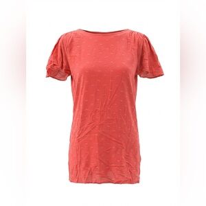 Ikks Coral Mini Dress with Short Sleeves